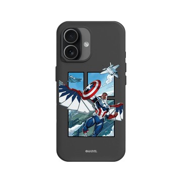 iPhone 17 SolidX 黑 - 迪士尼-漫威 Marvel - 漫威系列 - 美國隊長 – 盾牌圖案
