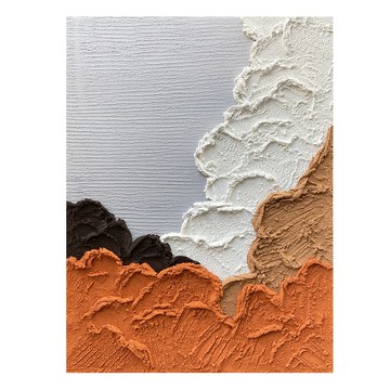 御畫房 當代國家級展覽畫家 抽象系列手繪油畫60×80cm(DB-081)