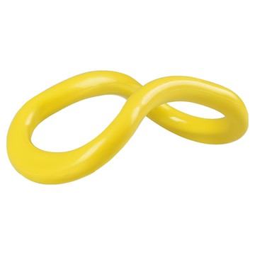 THE ONE UNITED 瑜珈伸展曲線圈/瑜珈環/魔力圈 黃色 輔助伸展 提升柔軟度  24 x 12 x 8cm  1個