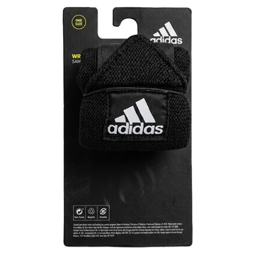 adidas 愛迪達 纏繞式護腕 ADAC-13100 2個  39.5 x 7.5 x 0.5cm  黑色  1組