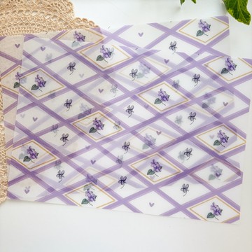 紫羅蘭描圖紙，恕不補貨