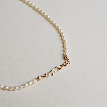 14kgf 小顆粒米珠長項鍊