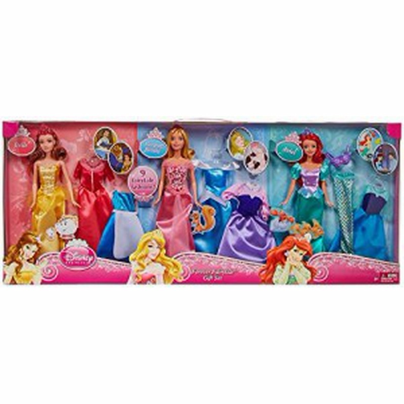 disney princess doll gift set