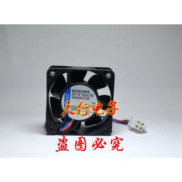 全新EBMPAPST 624/39 HHPR 24V 155mA 3.7W 6025 4線變頻器風扇