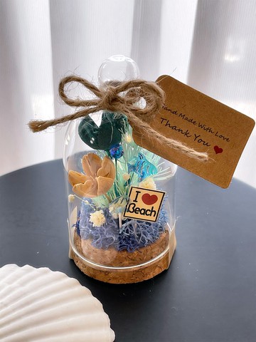 永生花玻璃瓶裝飾