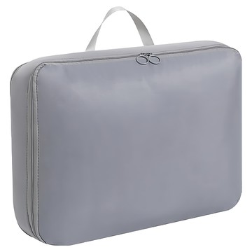 羽絨衣物壓縮收納包 灰色 衣物收納好幫手  1個  大(40 x 30 x 16cm)