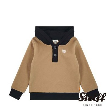 STEIFF熊頭童裝 連帽長袖T恤衫 2-8歲