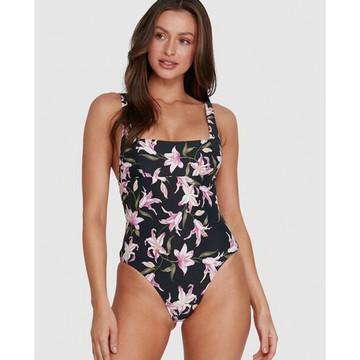 BILLABONG STARGAZER 女 連身泳裝 印花黑