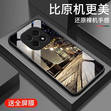 適用oppoA5手機殼5G新款oppo a5活力版鋼化玻璃鏡面保護套PKQ110鏡頭全包防摔硬殼PKV男女生簡約時尚外殼街景