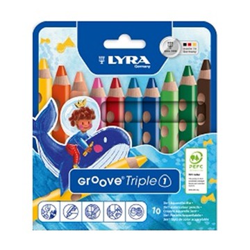 LYRA 創意彩繪經典鉛筆組 10色 (LY125)