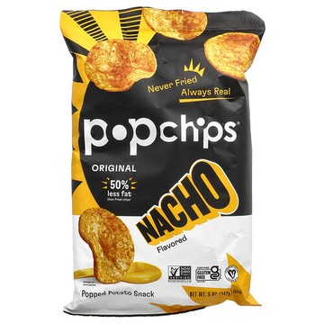 Popchips, 原裝，納喬玉米片，5 盎司（142 克）