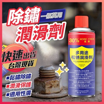 【除鏽潤滑劑】除鏽劑 防鏽油 除鏽噴霧 螺絲鬆動劑 潤滑劑 金屬保護油 除鏽油 清除鐵鏽 防銹潤滑劑 生鏽鬆脫 除鏽