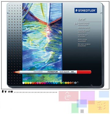 STAEDTLER 金鑽水彩色鉛組 24色MS125M24