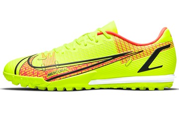 NIKE MERCURIAL VAPOR 14 ACADEMY TF TURF FOOTBALL SHOE GREEN YELLOW