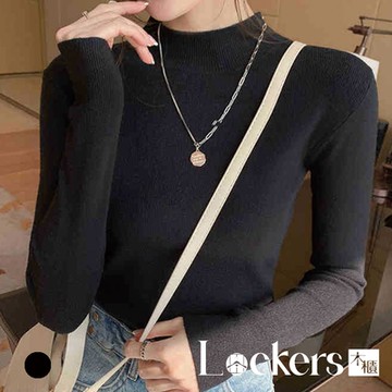 【Lockers 木櫃】秋冬半高領針織衫 L113120303