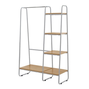 【RICHOME】桑妮衣櫥架原木色