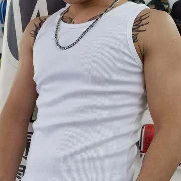200克美式背心 夏季重磅背心男 螺紋緊身背心男上衣 訓練運動背心 健身顯肌肉 坎肩男款吸汗背心上衣 022