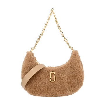 MARC JACOBS THE TEDDY CURVE 泰迪鏈帶手提/肩背包-棕_廠商直送