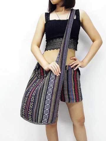 Tonaga 棉包，長肩帶，多色包單肩包斜挎包