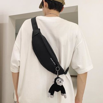 胸包男士斜挎包男潮牌學生新款ins潮腰包單肩包男休閑挎包小包女