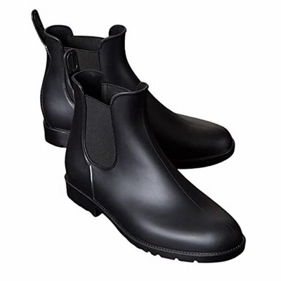 ニッセン 靴 レインショートブーツ ブラック 22 5cm 通販 Lineポイント最大get Lineショッピング