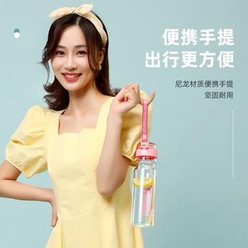 新品~夏季吸管水杯高顏值吸管杯女孕婦產婦網紅運動大容量便攜杯子- 雙11全館免運