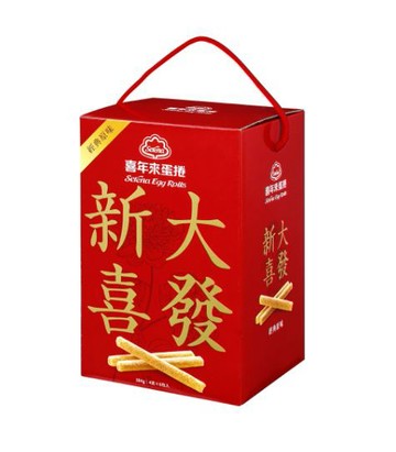 喜年來大發蛋捲禮盒 原味384G