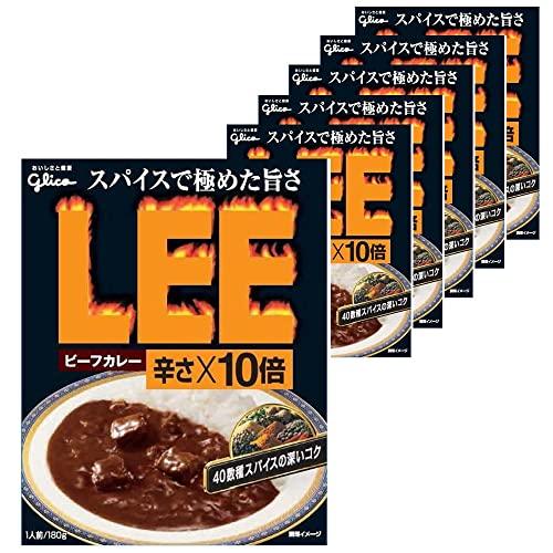 ビーフカレーLEE 辛さ×10倍 (6個セット）おまけ付