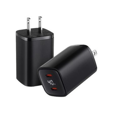 CYKE K15 Gan 40W氮化鎵雙孔 PD 快充 雙USB-C 充電器