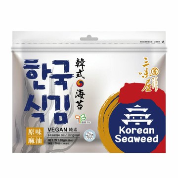 【三味屋】 韓式 麻油 海苔 原味 (雙潔淨標章) / 包
