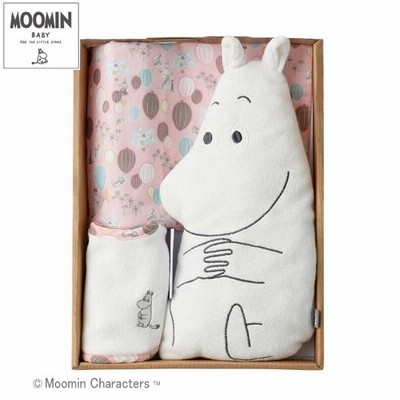 正規品 MOOMIN BABY（ムーミンベビー） ムーミンギフトセット ベーシック ピンク 出産祝い