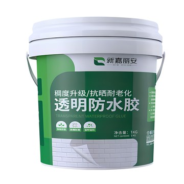 新嘉莉安 強效級防水修補膠附工具 Set 1kg 附一次性手套 x2 + 刷子 x1  透明  1L  1組
