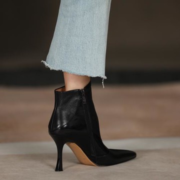 網紅高跟韓版顯瘦氣質百搭短靴