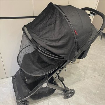 嬰兒車遮陽蚊帳拉鏈防紫外線防曬遮陽棚蚊帳兒童推車全罩式通用