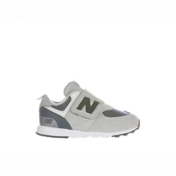 【NEW BALANCE】小朋友 魔鬼氈 小童 小朋友 男女同 灰色 學步鞋 I5744OW