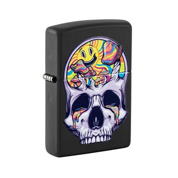Zippo 【官方旗艦店】Skull Moon Design 骷髏月亮防風打火機