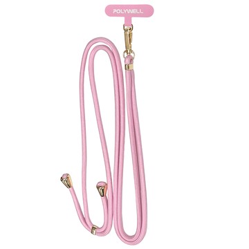 POLYWELL 寶利威爾 手機掛繩吊繩夾片組 PW15-T96-A361  粉紅色  1條
