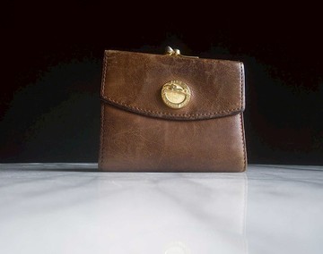 【老時光 OLD-TIME】早期二手古董包法國品牌LONGCHAMP短皮夾