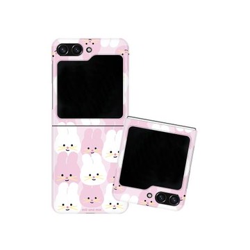 兔子適用三星zflip6/5手機殼折疊屏4代W25flip心系天下大視窗全包防摔女新款超好看小眾韓國菲林硬保護外套