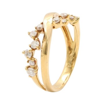 JEWELRY 無品牌珠寶 鑽石 戒指 18K黃金 【二手名牌BRAND OFF】