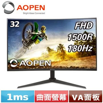 AOPEN 32型 32HC5QR S3 曲面電腦螢幕