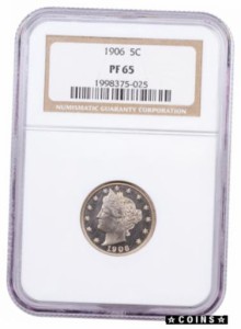 アンティークコイン Proof Liberty Head Nickel NGC PF63