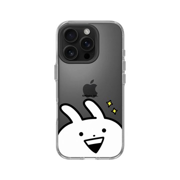 iPhone 16 Pro Clear 透明 - Usagyuuun 小突兔 - 炙熱的眼神