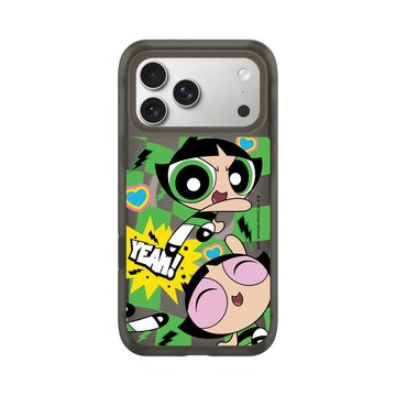iPhone 17 Pro Max AirX 本質黑 - The Powerpuff Girls 飛天小女警 - 毛毛 - 可愛格紋款