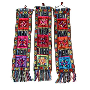 民族風墻面裝飾掛飾云南麗江創意家居店鋪火鍋店刺繡墻壁墻上掛件