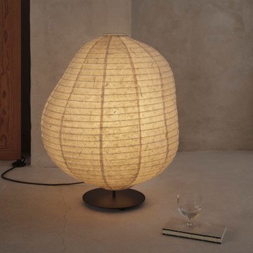 丹麥 Ferm Living KURBIS 和紙落地燈 原色 60cm (低)