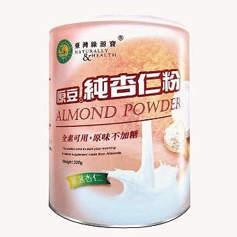 綠源寶 原豆‧純杏仁粉/300g（無糖）全素 無香精