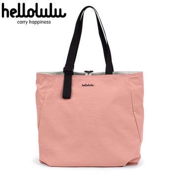 Hellolulu JONNA雙面托特包(M)- 雲粉/亞麻