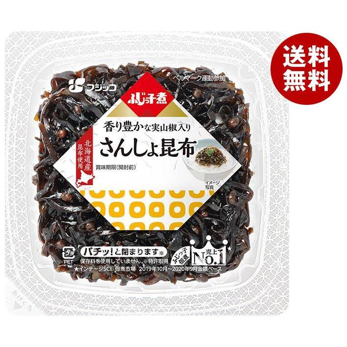 フジッコ ふじっ子煮 さんしょ昆布 74g×24(12×2)個入｜ 送料無料 一般食品 惣菜 佃煮 つくだに こんぶ