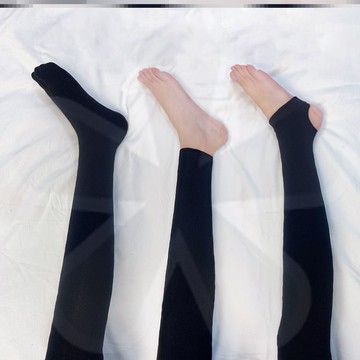 打底褲新款爆款踩腳黑色絲襪女秋冬季薄款緊身連褲襪外穿美腿